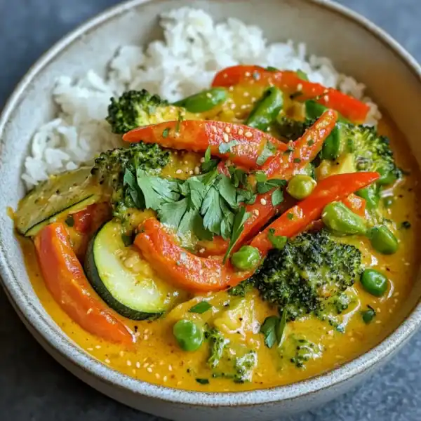 Coconut Curry Vegetables Recipe