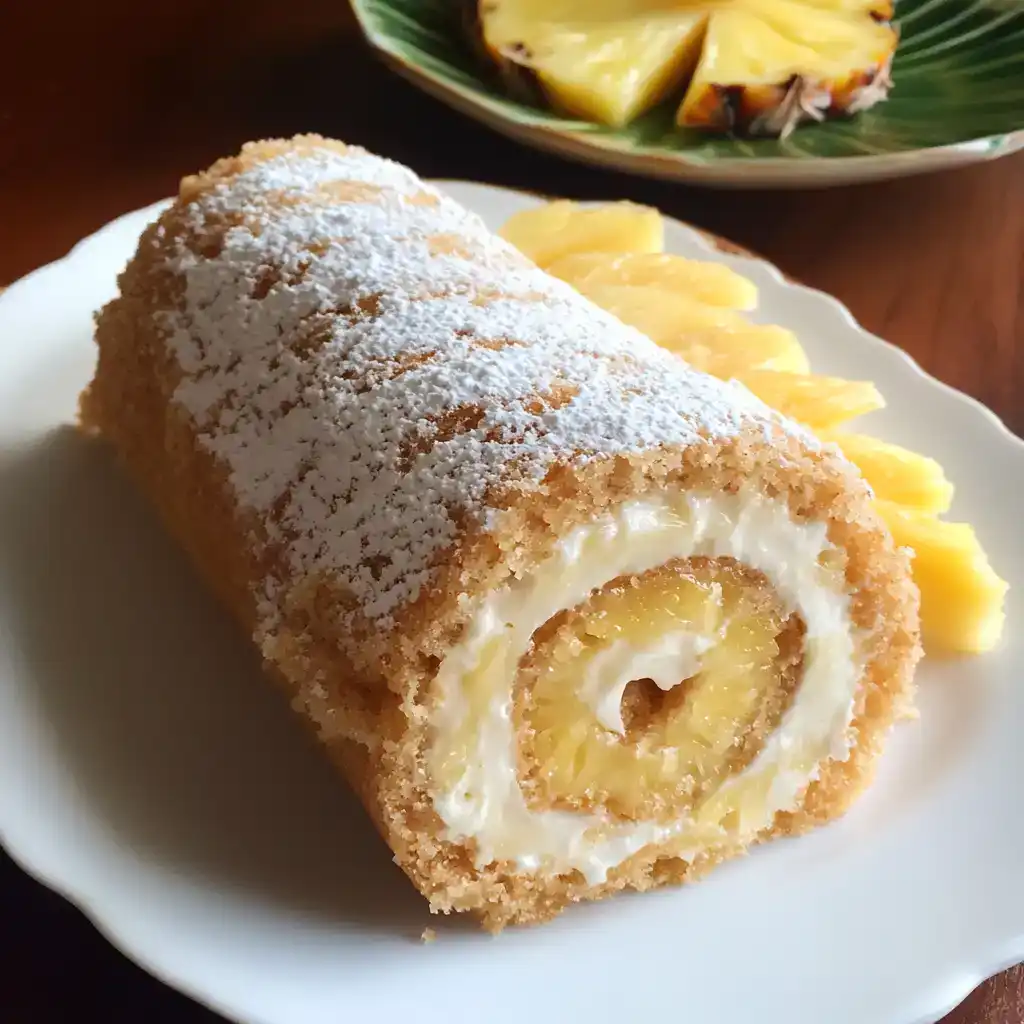 The Ultimate Aromatic Pineapple Roll Cake (That Makes Every Kitchen Smell Like Paradise!)