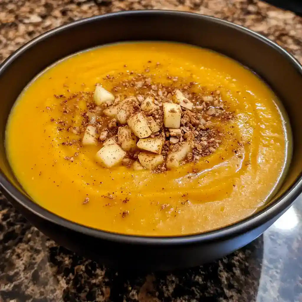 The Best Apple Cinnamon Squash Soup (That Tastes Like Fall in a Hug!)
