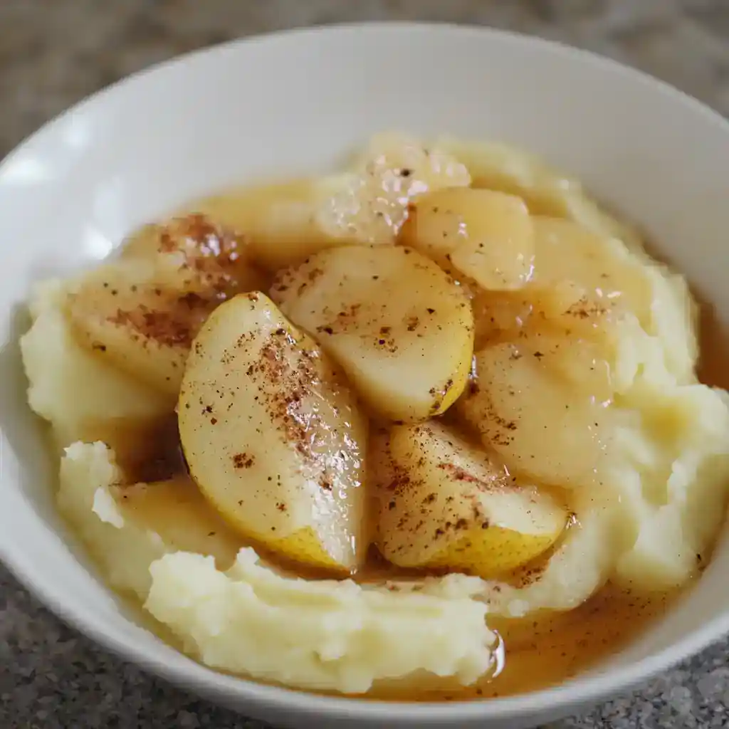 The Best Vegan Poached Pear Mashed Potatoes (That’ll Make Side Dishes Feel Like Celebration!)