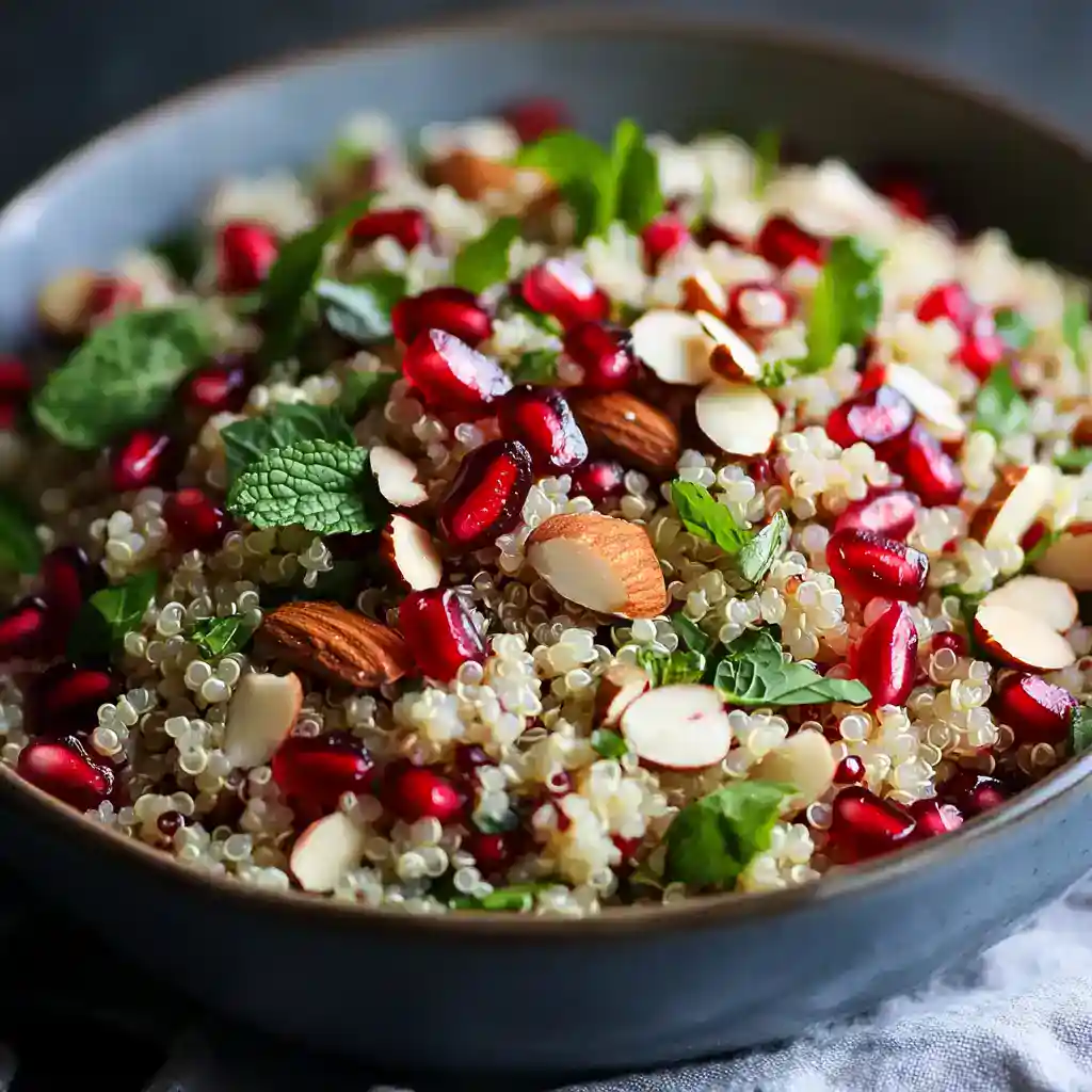 The Best Pomegranate Quinoa Salad (That Makes Meal Prep Actually Exciting!)