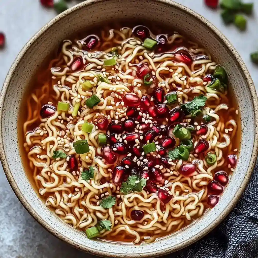The Ultimate Tangy Pomegranate Ramen (That’ll Make You Rethink Instant Noodles Forever!)